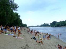 Пляж на реке Десне в Чернигове