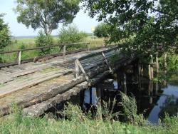 Деревянный мост через реку Убедь