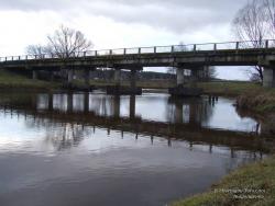 Старый мост через реку Убедь в с.Рудня
