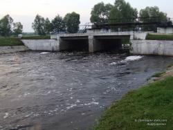 Большая вода на реке Убедь в конце лета 2006