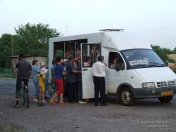 Переполненный микроавтобус на трассе Короп-Сосница