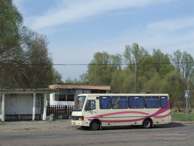 Автостанция в селе Чернотичи