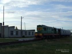 Грузопассажирский поезд Алтыновка-Короп на станции Короп