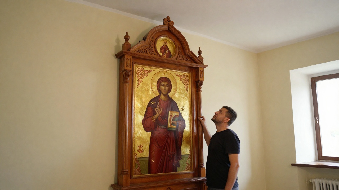 Слишком большая икона в маленьком храме — типичная ошибка при выборе масштаба