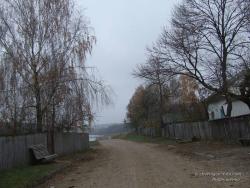 Улица в селе Кудровка в ноябре