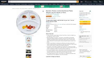  for portion control plates weight 